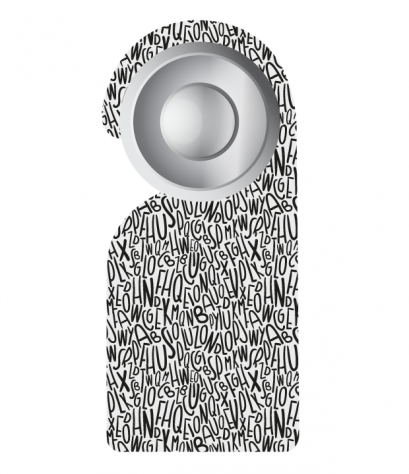 Tag ป้ายประตูสกรีน แม่แบบ A To z Door Tag